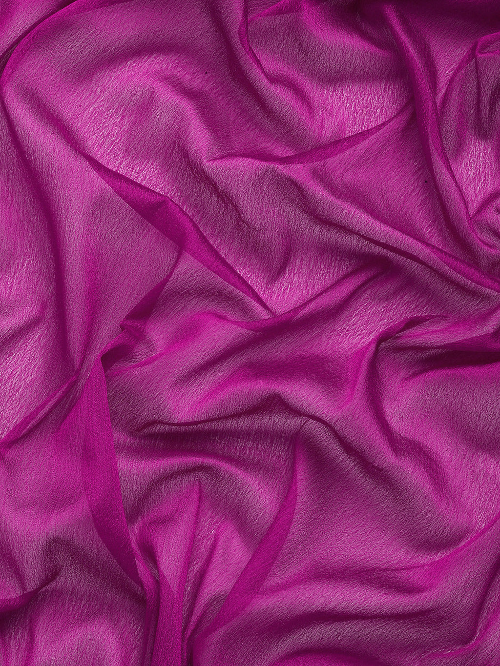 Purple Pure Viscose Chinon Zari Woven Solid Saree
