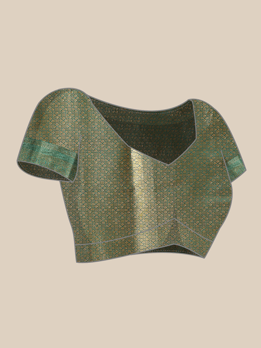 Yellow Kanjeevaram Silk Saree with Woven Design