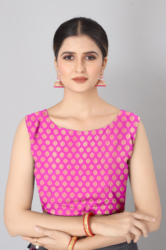 Olive Banarasi Silk Striped Saree with Zari Woven Design
