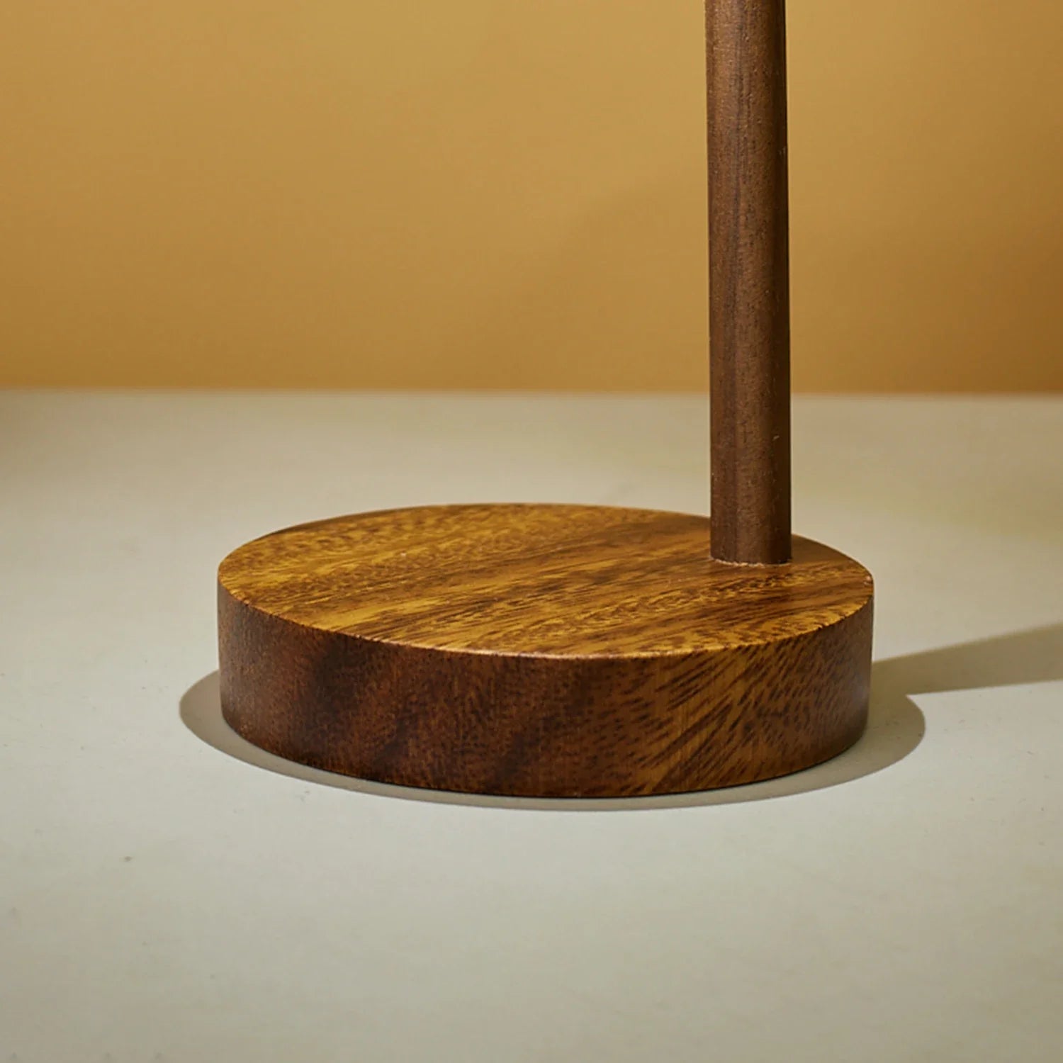 Wooden Table Lamp Retro Night Light with Rotary Switch LED Eye Protection Bedside Lamp Desktop Decorative Lights