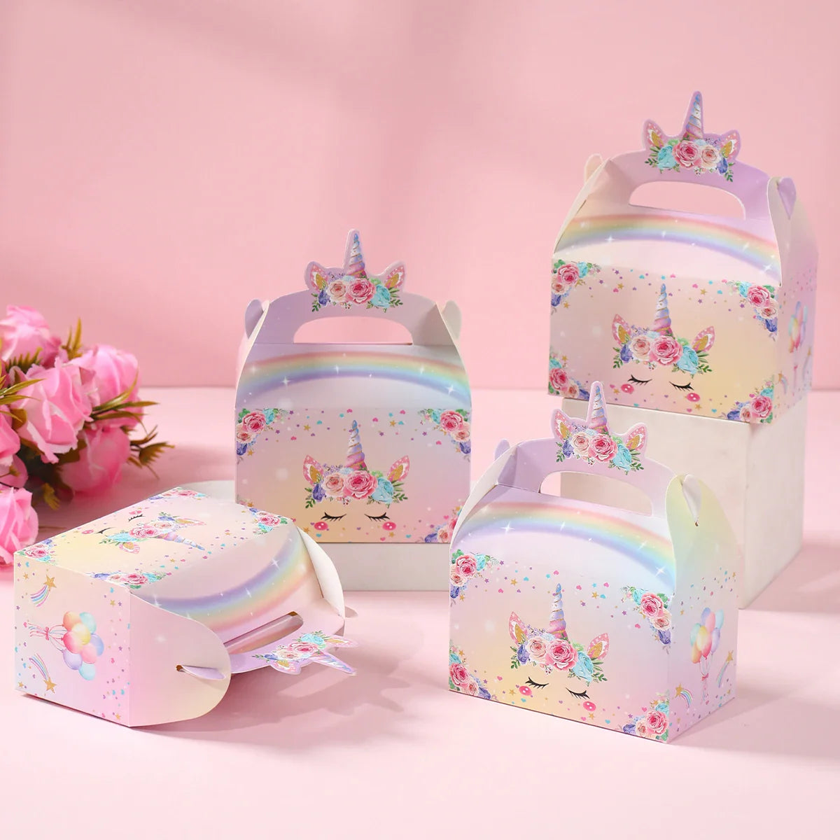 Unicorn Gift Boxes Birthday Party Decoration Kids Unicorn Party Favor Boxes Baby Shower Birthday Party Decorations Supplies