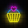 Dessert Series Led Neon Signs, Used For Wall Art Decor, Bakery, Coffee Shop, Shop, Kitchen, Ice Cream Shop Business Wall Lamp.