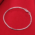 Hot new 925 sterling silver Bracelets for women fine snake bone beads chain fashion Wedding party Christmas gifts Jewelry