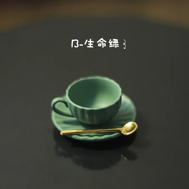 2025 Bread Baking Cake Series Creative Fashion Toy Cat Action Figures Car Interior Desktop Miniatures Resin Ornament Accessories