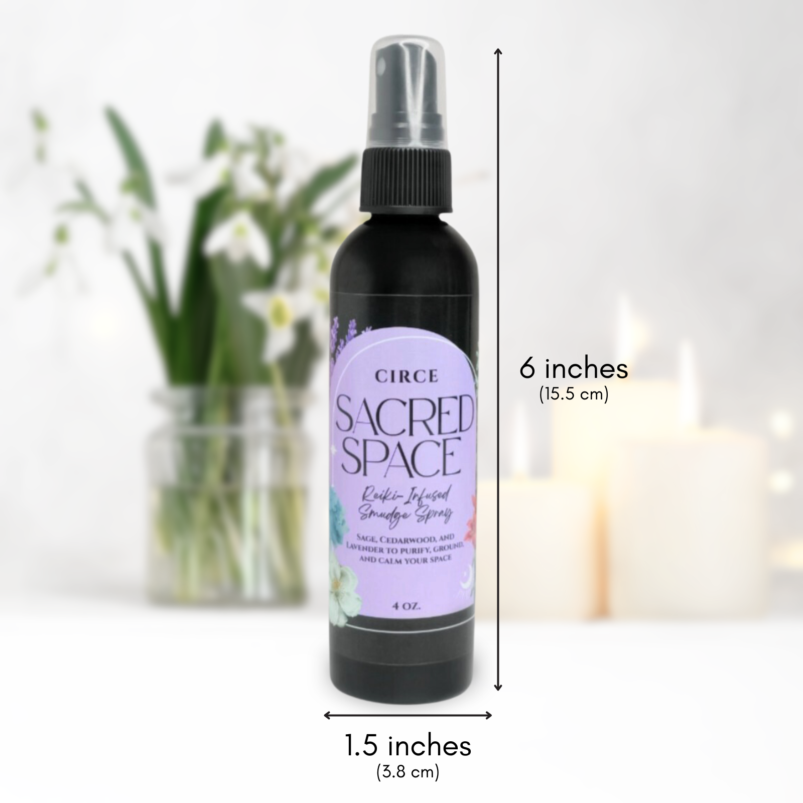 Sacred Space Smudge Spray 4 oz.