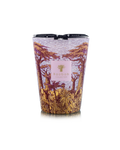 Baobab Collection Massasso Max 24 candle with purple and brown baobab forest pattern.