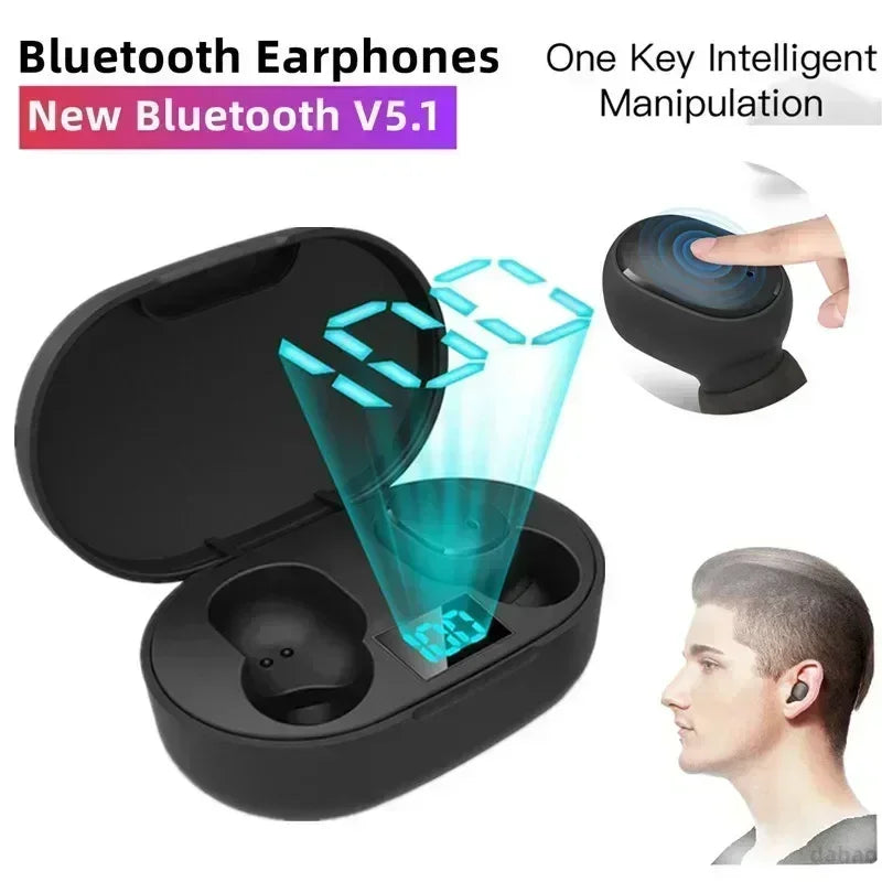 True Wireless Earbuds – Bluetooth 5.0 Earbuds with Active Noise Cancelling, Built-in Mic & Charging Case