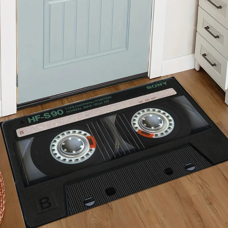 Carpet Optical Illusion Mat Infinite Tunnel Rug 3D Visual Door Mat Entrance Floor Mat Home Decoration Indoor Outdoor Use Fashion