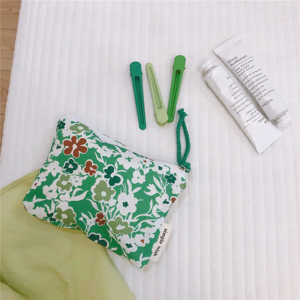 Women's Cosmetic Bag and Coin Purse Holder