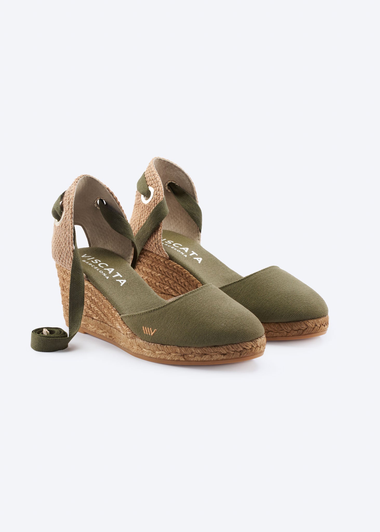Sagaro Canvas Espadrille Wedges