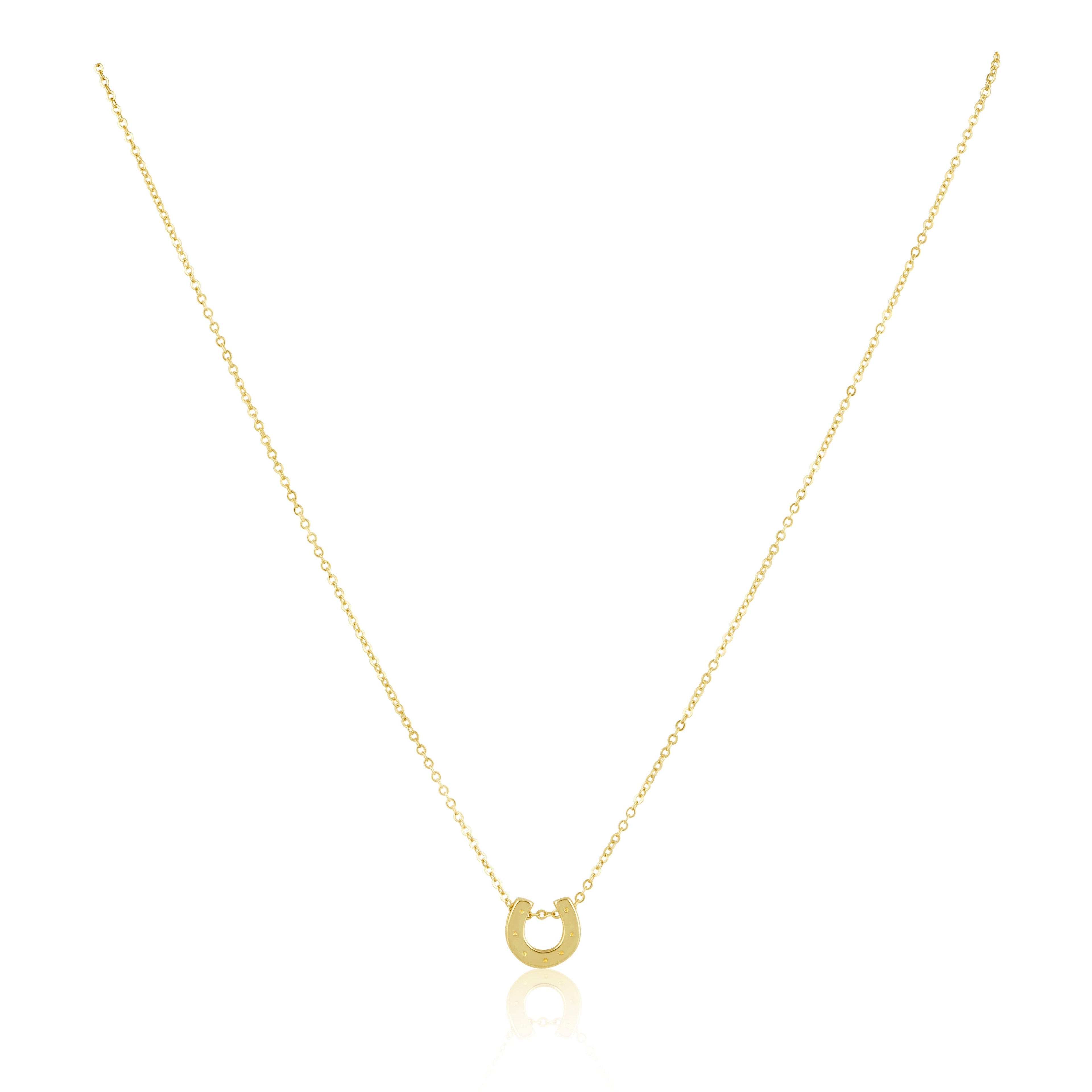 Mini Maddox Horseshoe Necklace