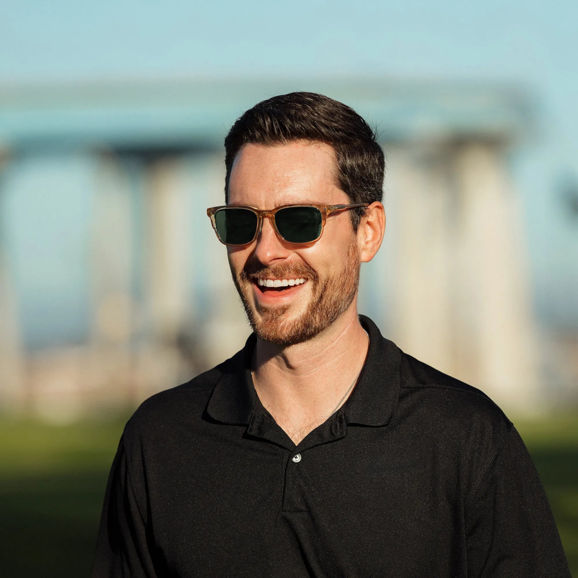 The Brooks Sandalwood Premium Acetate and Marble Sunglasses