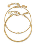 Sapphire Trio Set in Gold featuring a versatile matching design by Vincero Collective