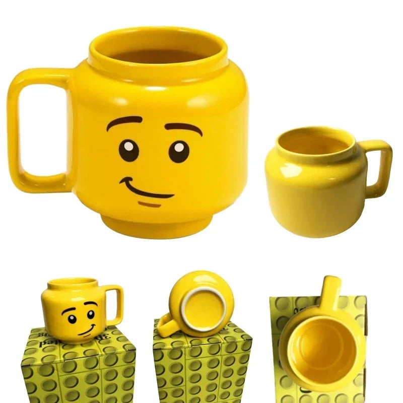 Cute Design Face Expression Ceramic Mug Christmas Gift Box Funny  Mug Ideal Gift for New Year Creative and Unique Gift