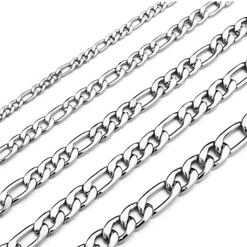 Men's 925 Sterling Silver 2MM/4MM/6MM/8MM/12MM Chain Necklace 16-30 Inch for Man Women Fashion Jewelry High End Necklace