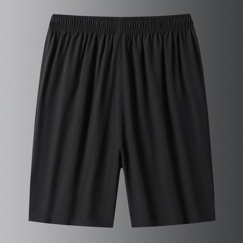 Men's Ice Silk Quick-Dry Athletic Shorts for Gym and Running