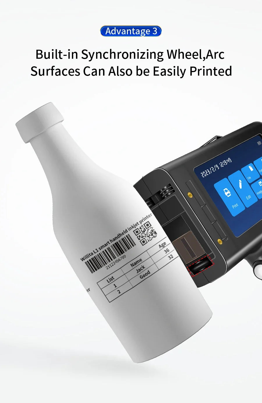 Handheld Thermal Inkjet Printer – Date, Logo & Expiry Date Printer