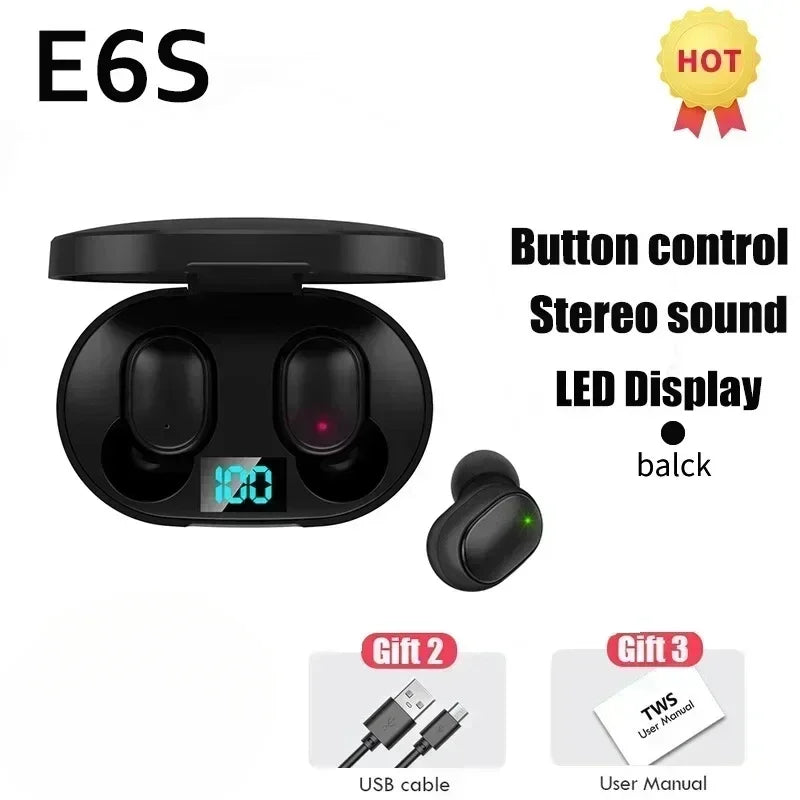 True Wireless Earbuds – Bluetooth 5.0 Earbuds with Active Noise Cancelling, Built-in Mic & Charging Case