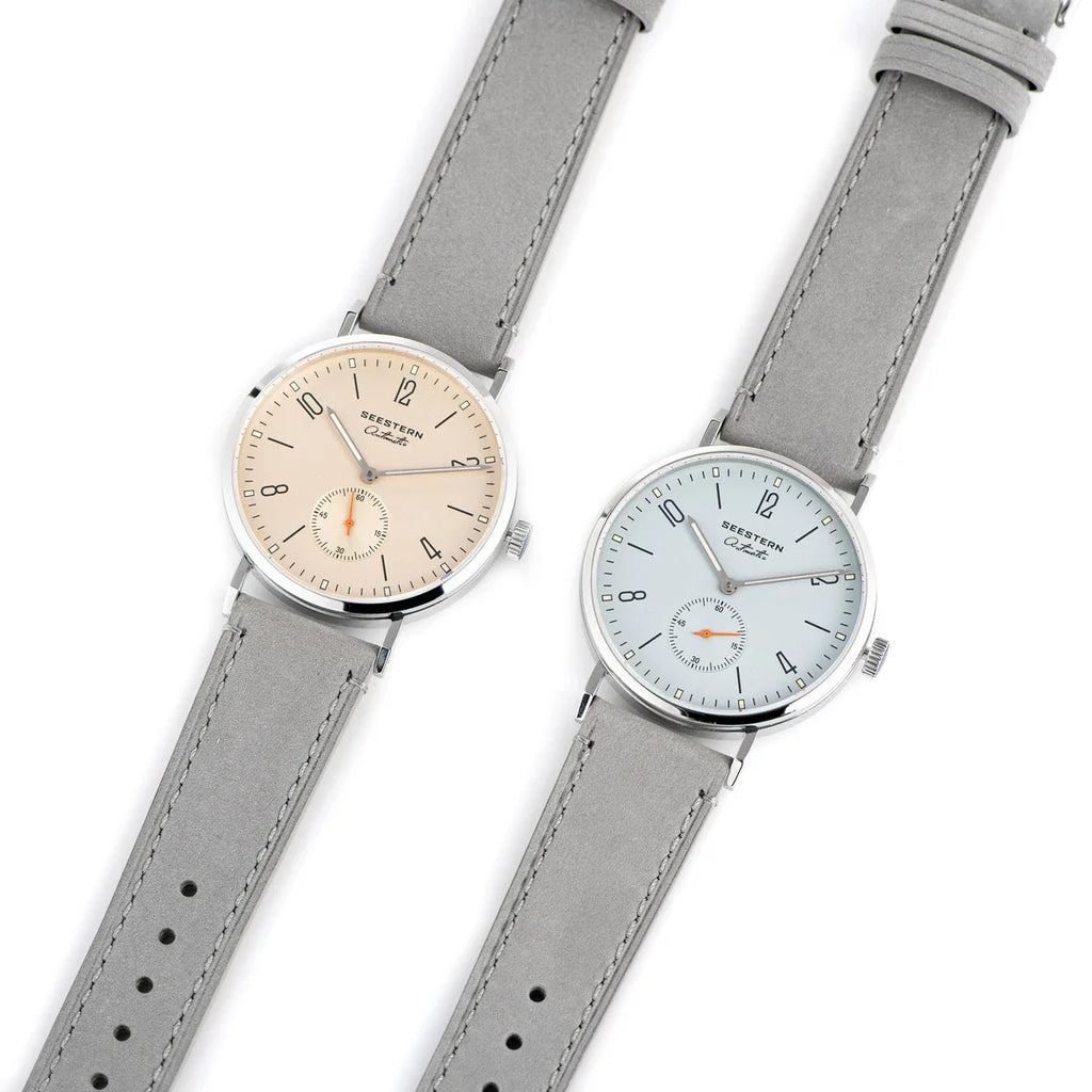 Men's Ultra-Thin Automatic Watch, Stainless Steel, Leather Band Business Watch