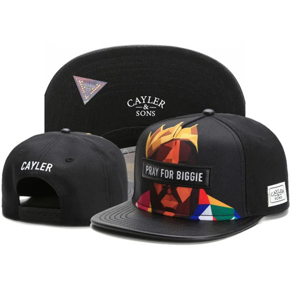 Classic Snapback Hat – Flat Bill Adjustable Baseball Cap