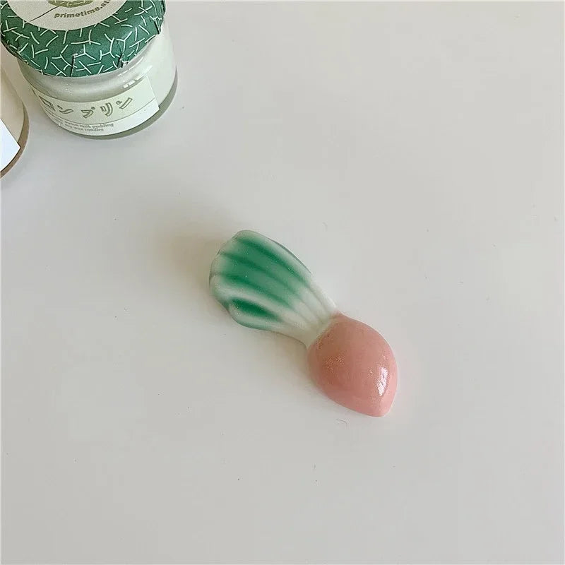 Ceramic Food Shaped Decorative Chopsticks Holder Set