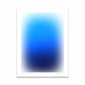 Modern , Minimalist, Wall Art, Gradient Swoosh Blue Orange, HD Canvas Print Poster, Home Living Room, Room Decoration