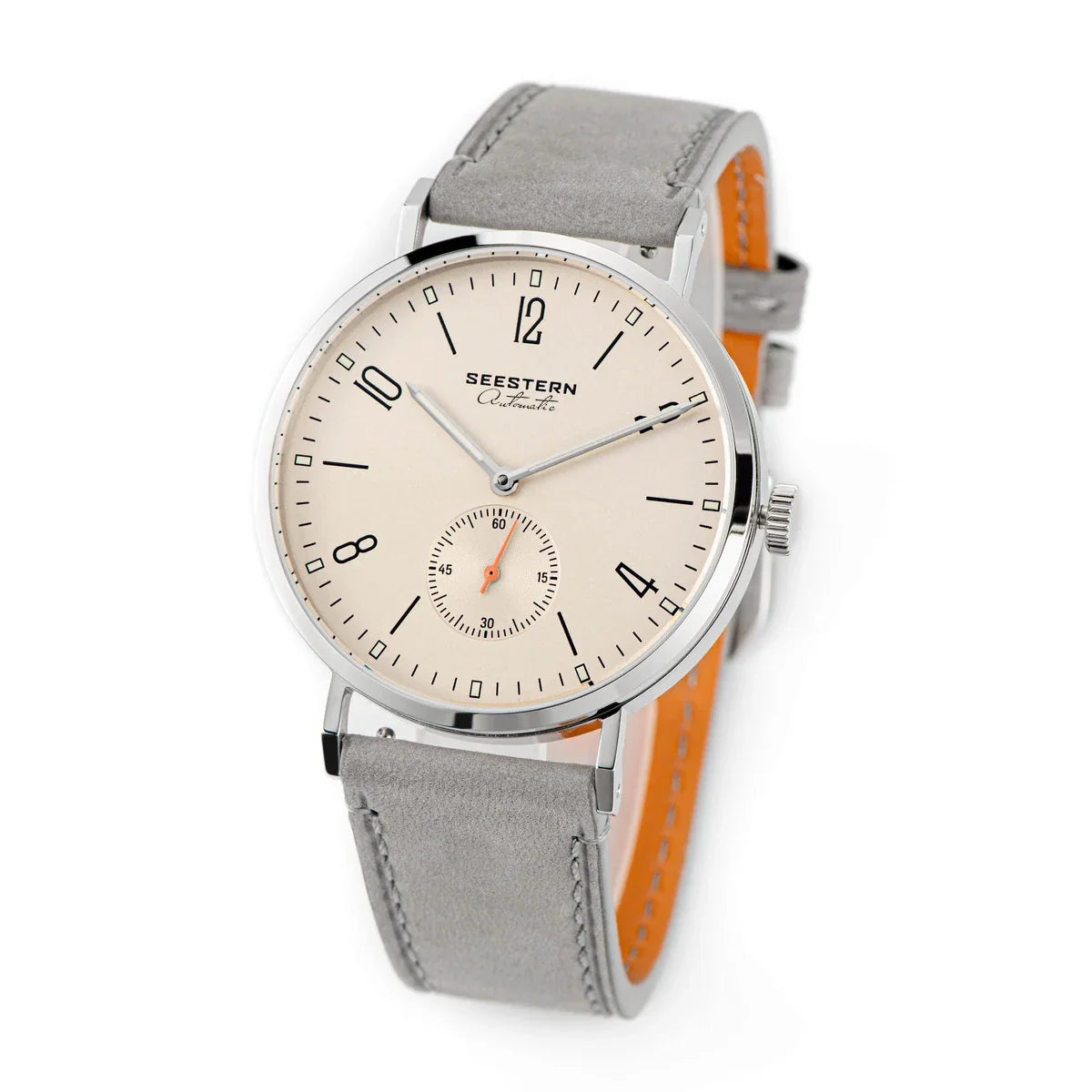 Men's Ultra-Thin Automatic Dress Watch – Stainless Steel Business Watch