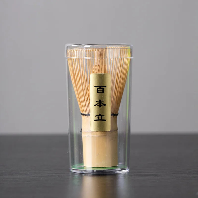 Pink & Blue Glass Matcha Green Tea Chasen Holder Tea set accessories Stand Bowl Bamboo Whisk Grinder Brushes Tea Tools Holder