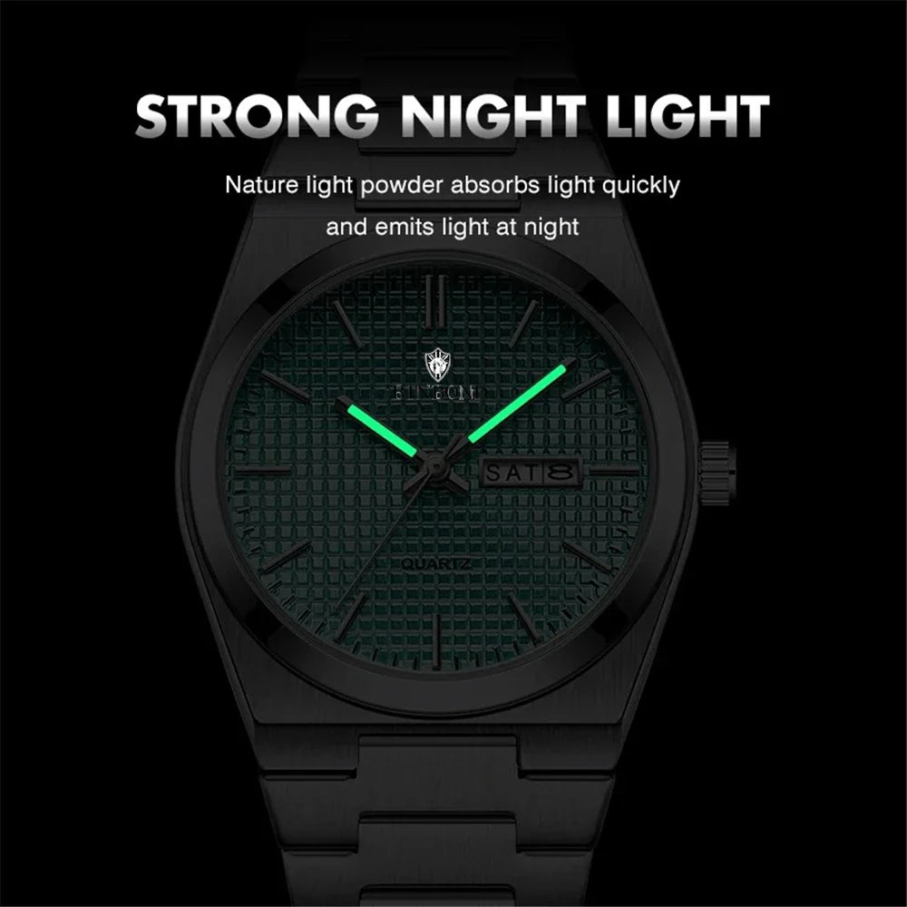 Fashion Quartz Wristwatches New Brand Simple Style Sky Blue Luxury Watch Man Automatic Watches For Men Clock Mens Gifts Reloj