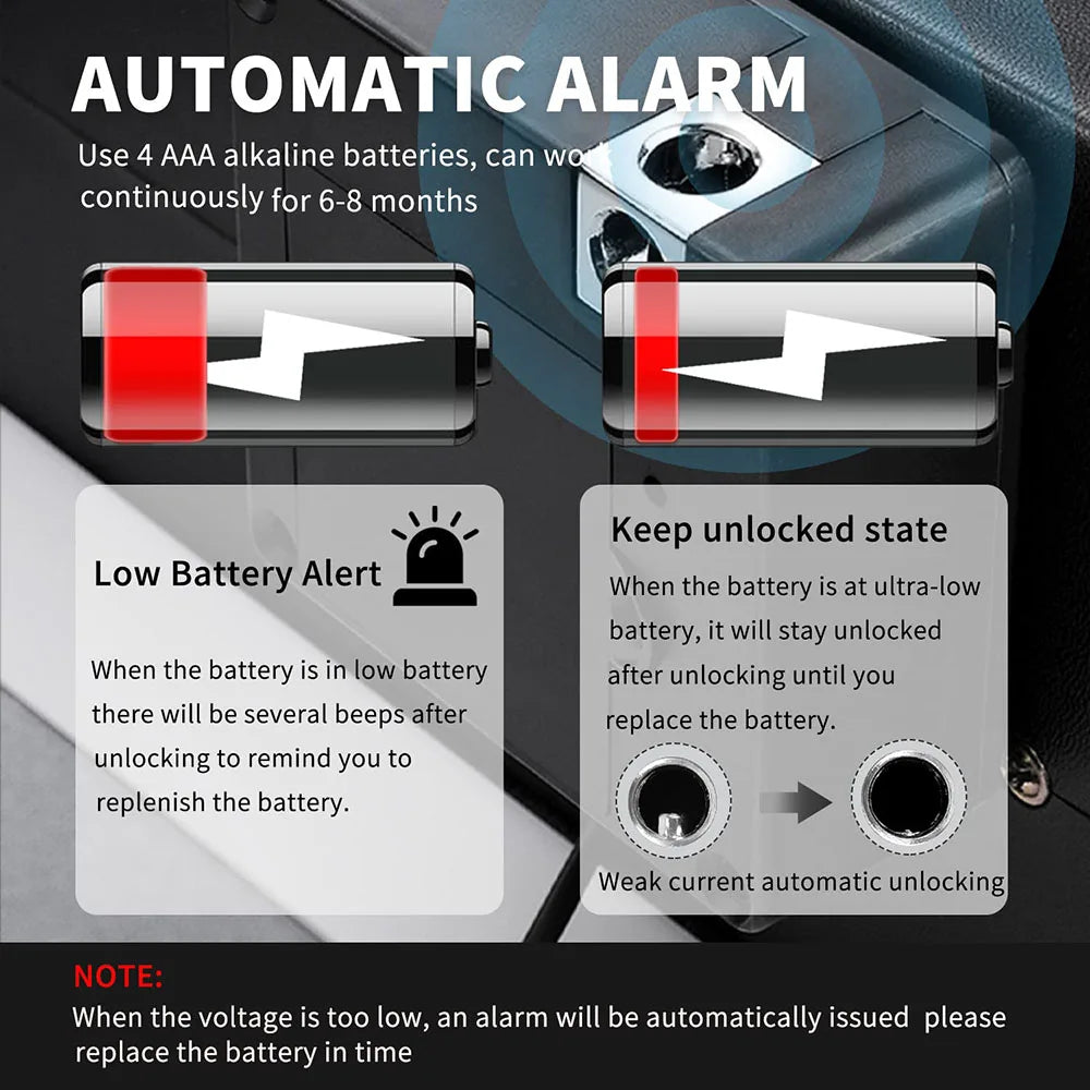 Invisible RFID Cabinet Lock, Hidden Electronic Lock for Wooden Cabinets