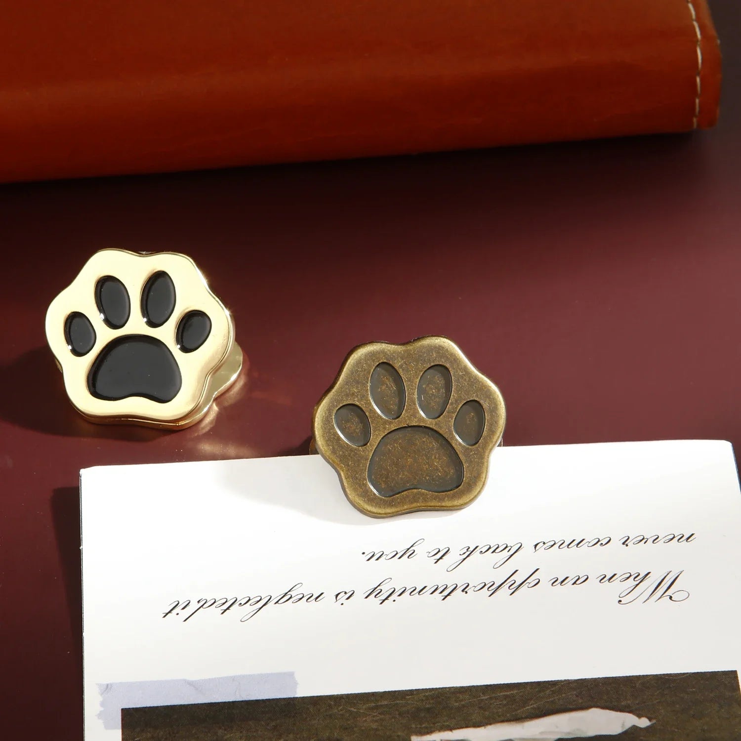 Metal Cat Paw Binder Clips Bill Binder Clip Foldback Notes Letter File Paper Clip Binding Securing Clip Office School Stationery