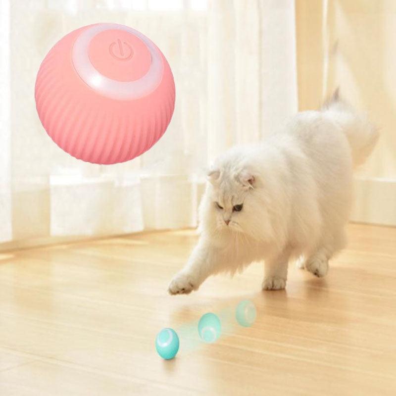 Smart Automatic Rolling Cat Toy Ball – USB Rechargeable