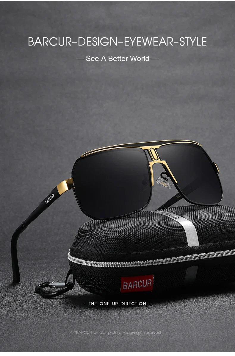 Polarized Sports Sunglasses with UV400 Protection for Outdoor Use