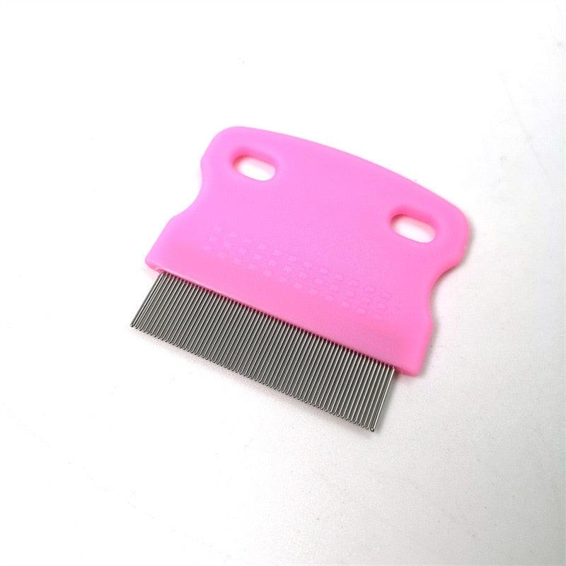 Professional Pet Flea Comb with Non-Slip Grip for Dogs and Cats