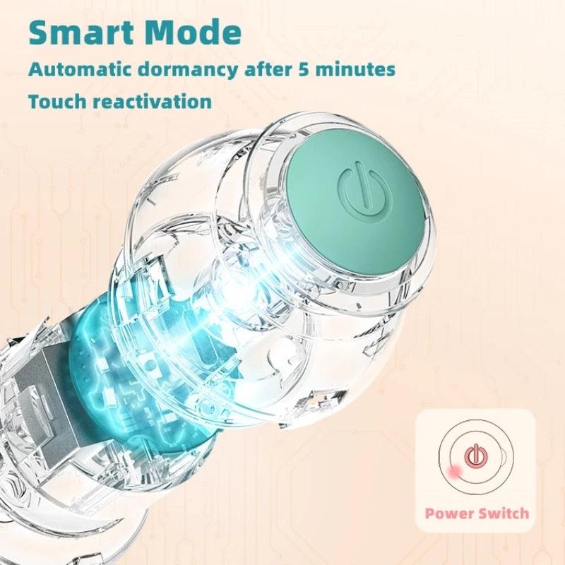 Smart Automatic Rolling Cat Toy Ball – USB Rechargeable