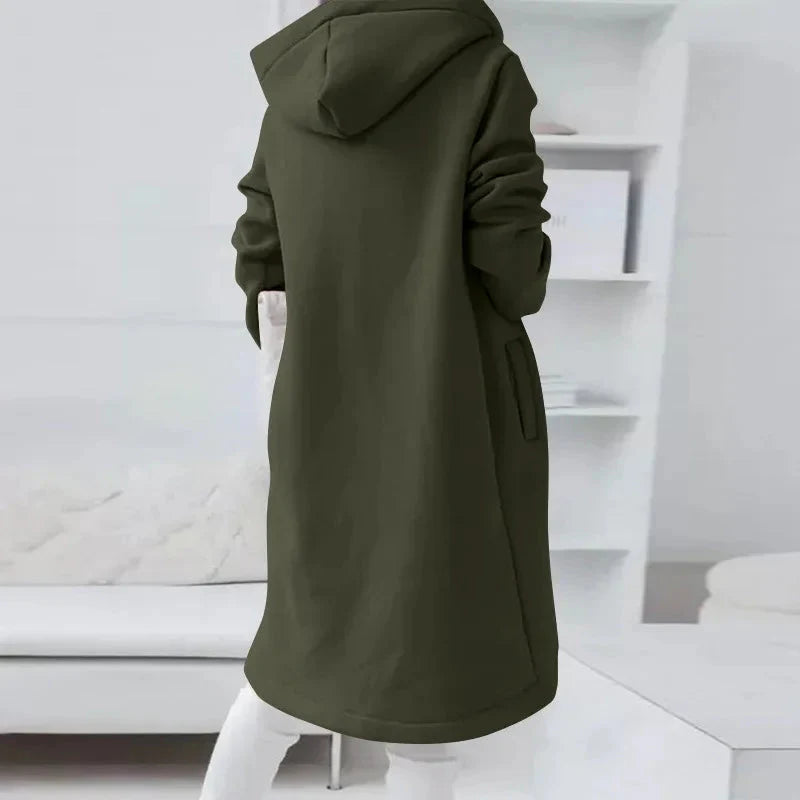 Women's Oversized Zip-Up Streetwear Hoodie