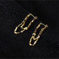 925 Silver designed earrings with double layered tassel chains at the front and back, exquisite earrings and dynamic earrings