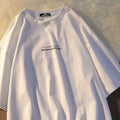 Men's Summer Letter Print T-Shirt
