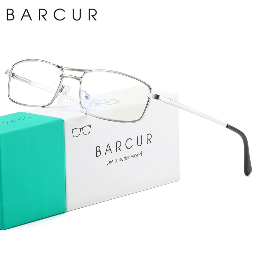 HD Reading Glasses Lightweight Metal Frame Business Style