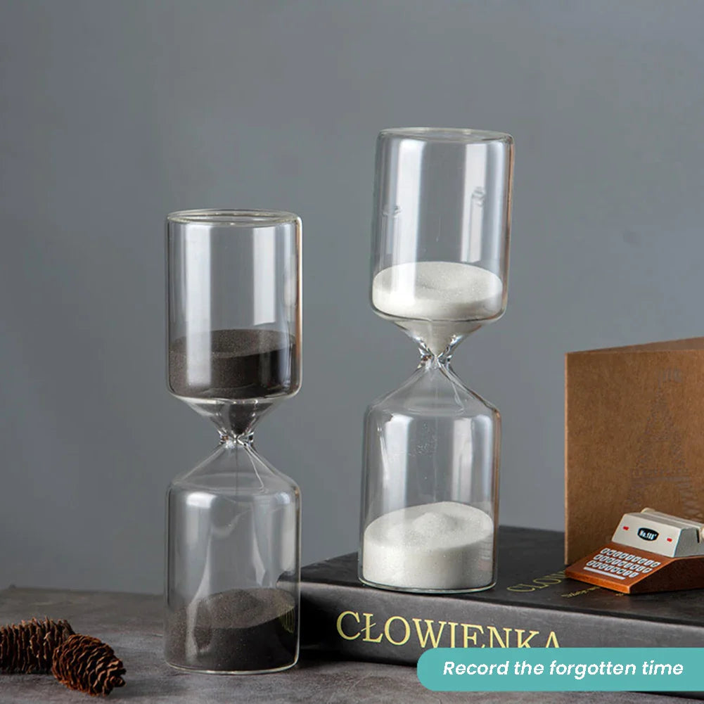 5/10/15/30 Minutes Sandglass Sand Timer Color Glass Hourglass Sand Clock Children Kids Gift Fashion Home Decoration