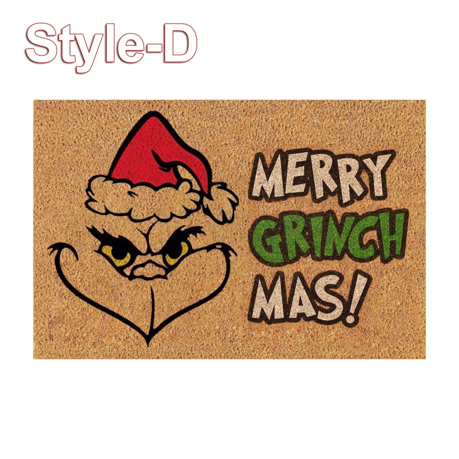 Christmas Door Mat Outdoor Welcome Mat For Front Door, Entryway Christmas Carpet, 60X40CM Inch Door Mats, Anti-Slip Rug For Home
