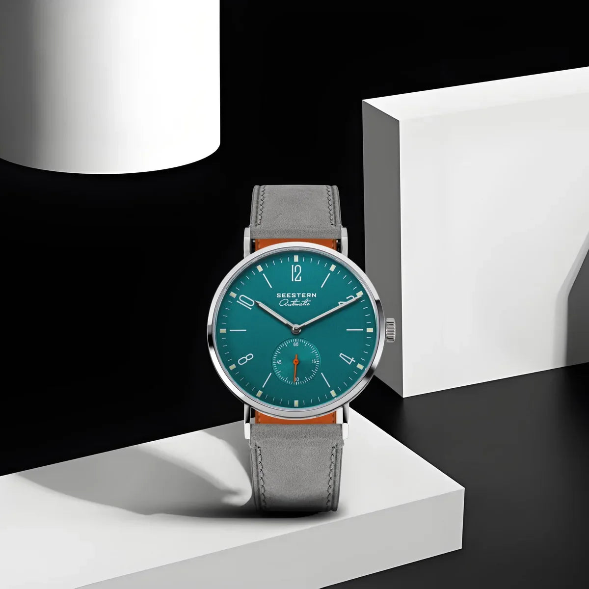 Men's Ultra-Thin Automatic Dress Watch – Stainless Steel Business Watch