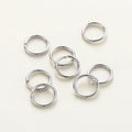 50-200/lot 14K 18K Gold Necklace Open Single Jump Ring Lobster Clasp Connector Split Ring Fitting DIY Jewelry Making Accessories