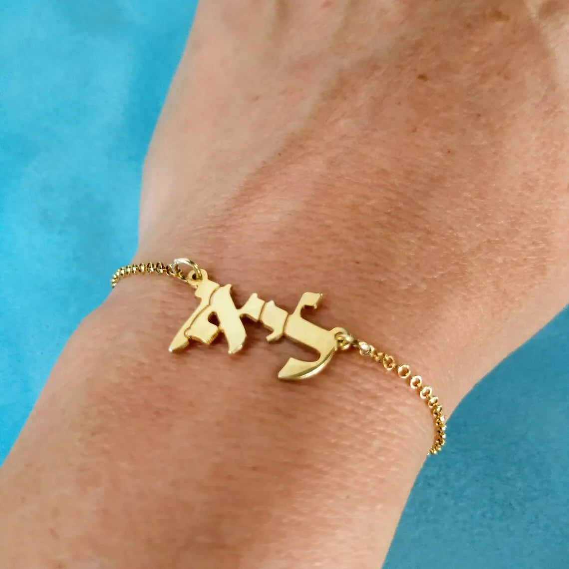 Personalized Hebrew Name Bracelets For Women Kid Men Jewelry Custom Stainless Steel Nameplate Bracelet Femme Jewish Jewelry
