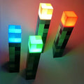 11.5 Inch Brownstone Torch Led Night Lights USB Rechargeable Table Light Game Room Decoration Lamp Kids Birthday Gifts Toy Lamps
