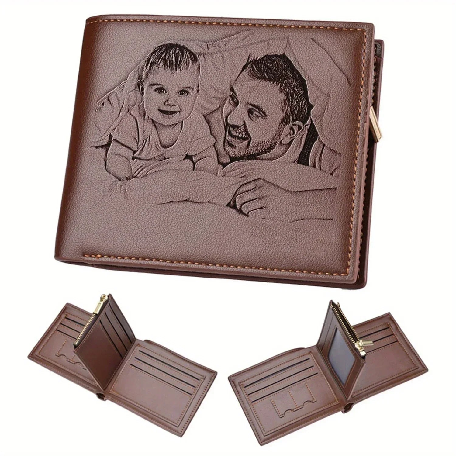 Photo Wallet Personalized Gift for Him