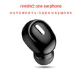 Single Ear Bluetooth Headset – Wireless Mono Earpiece with Mic, Bluetooth 5.0, Waterproof Sports Earphone for Hands-Free Calls