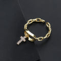 Star Diamond Letter Cd Ring Niche Design Pendant Trendyy Daily Versatile Women's Ring New Open Adjustable Ring