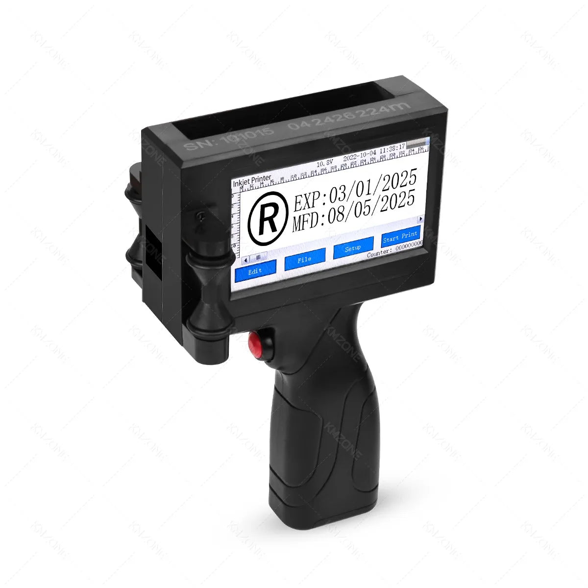 Portable Handheld Inkjet Printer, TIJ Coding Machine with Touch Screen