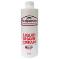 Scalpmaster Liquid Shave Cream 8oz bottle for professional lather machines